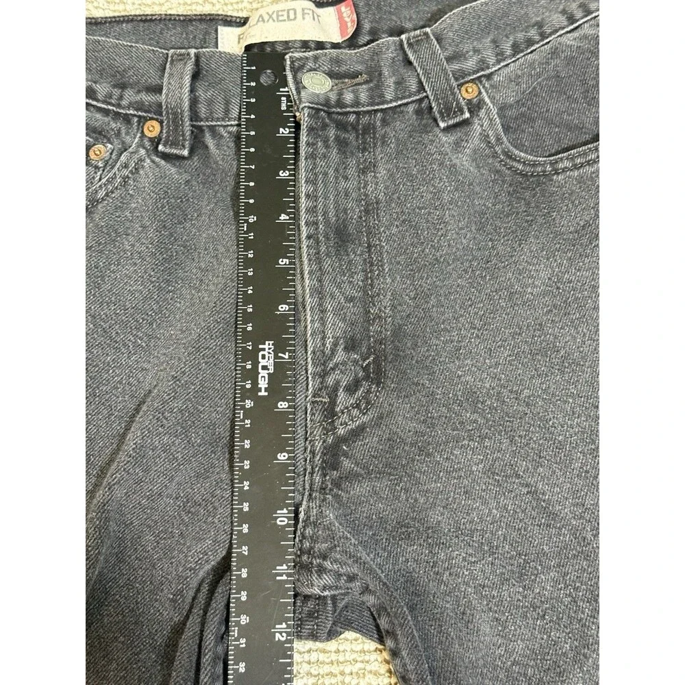 Levi’s 550 Relaxed Fit Jeans Mens 34x34 Black Denim